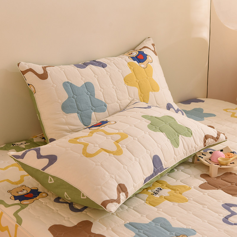 全棉加厚夹棉枕套纯棉学生枕头套子48×74cm内胆套一对装单人成人,床上用品,枕套,淘宝优惠券,粉丝福利购,淘宝优惠卷