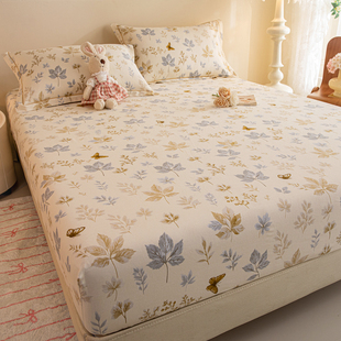 定做订制加厚全棉纯棉磨毛床笠榻榻米床罩套包90*120*135*190*220