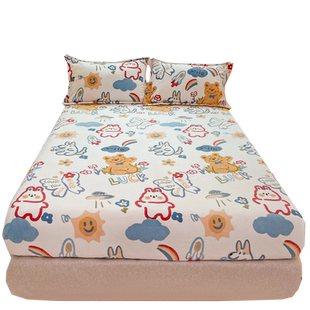 定做订制加厚牛奶绒床笠榻榻米床罩套包90*120*135*150*190*200cm