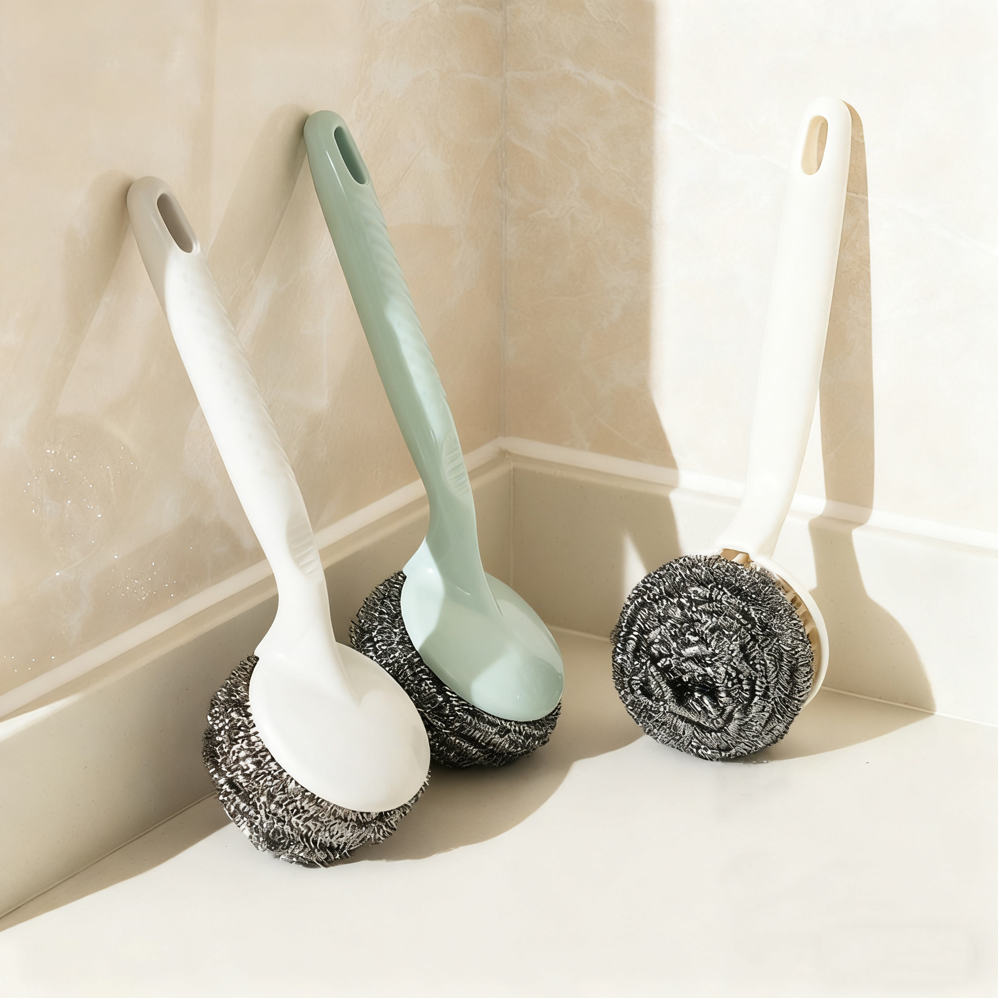 长柄洗锅刷厨房专用刷锅神器钢丝球清洁刷家用刷锅洗碗不沾油刷子,家庭/个人清洁工具,厨房用刷,淘宝优惠券,粉丝福利购,淘宝优惠卷