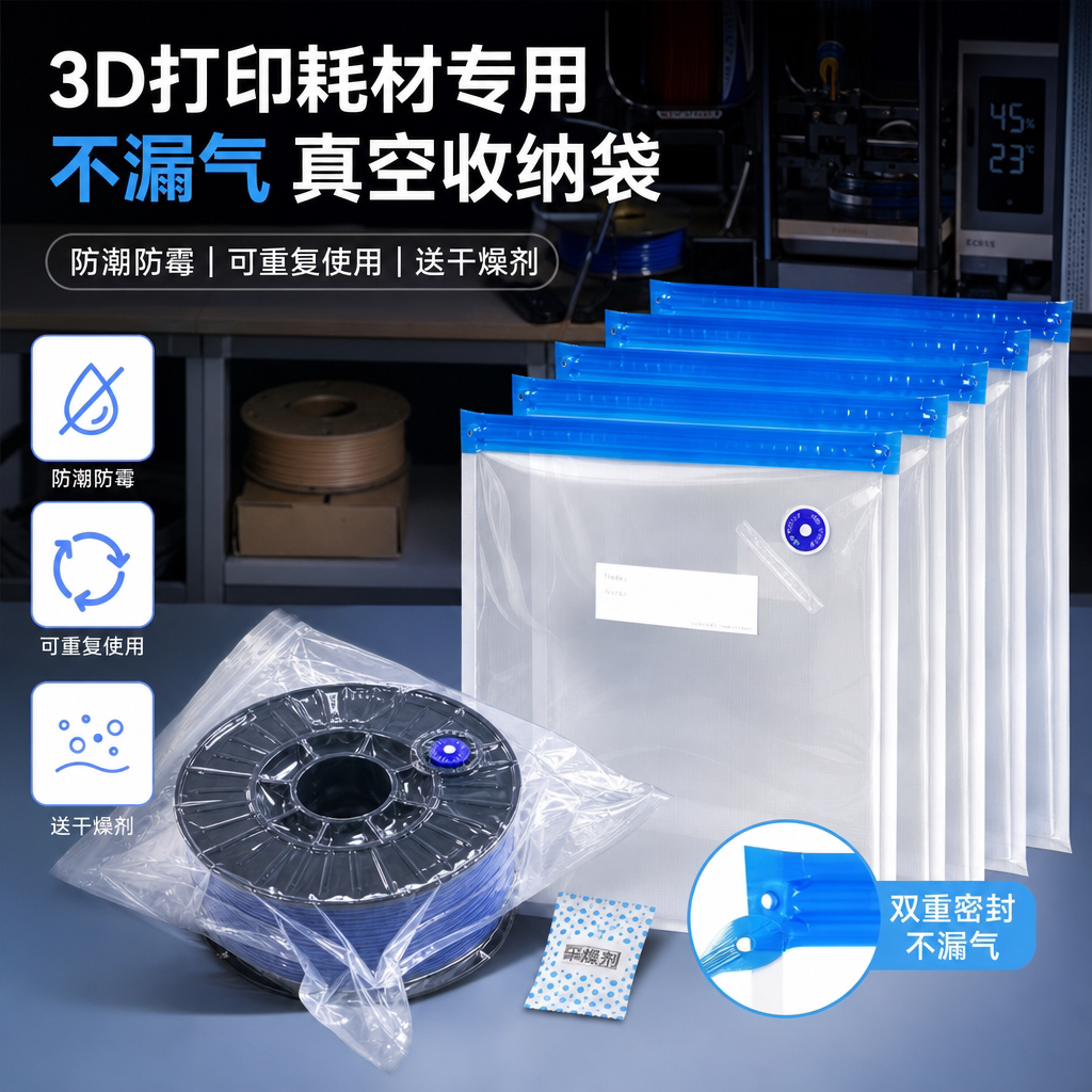 3d打印耗材真空压缩袋图片