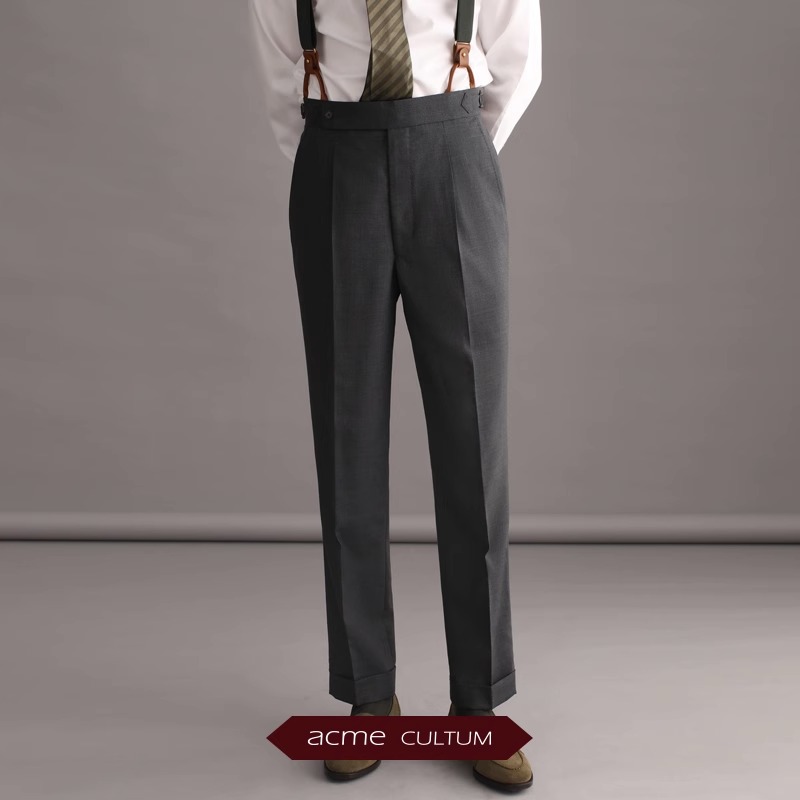 100%羊毛商务绅士西裤男士
