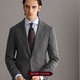 男新郎商务休闲西装 AC全羊毛意式 高端定制半麻衬结婚西服套装 外套
