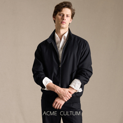 Acmecultum200支羊毛哈灵顿夹克