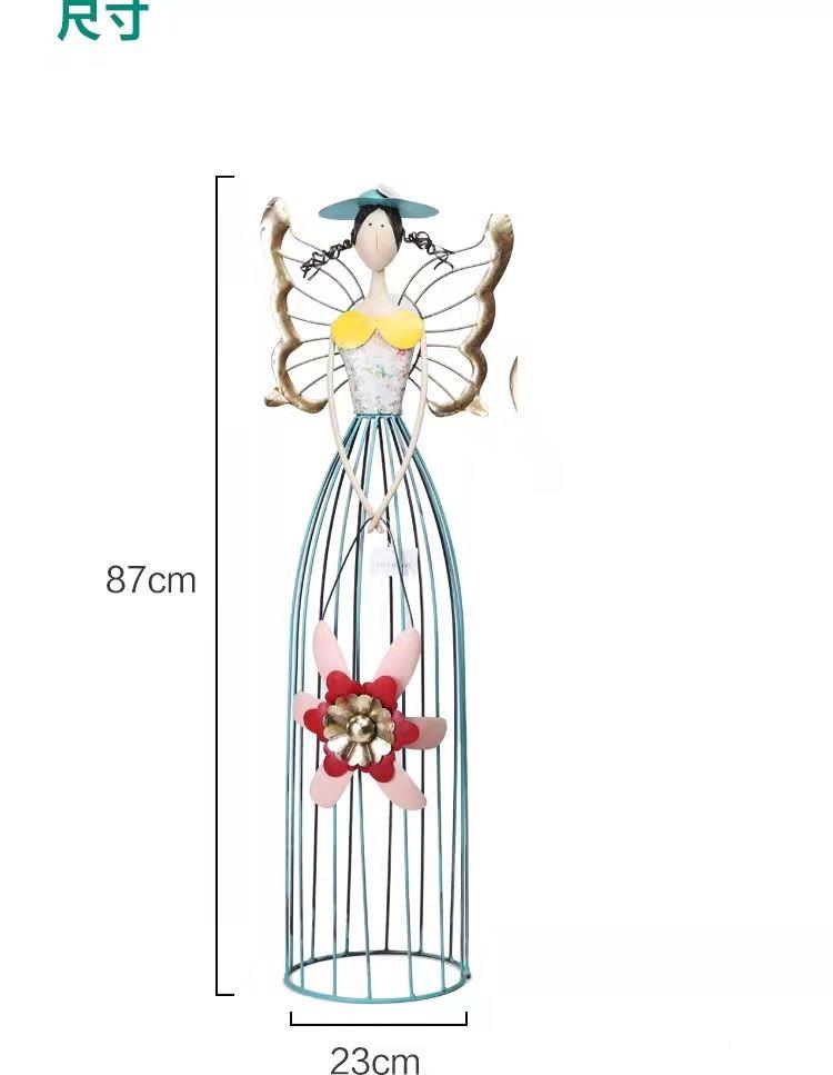 促货铁线艺北式花园杂装饰摆件欧可爱娃娃植物铁莲爬藤37696花厂