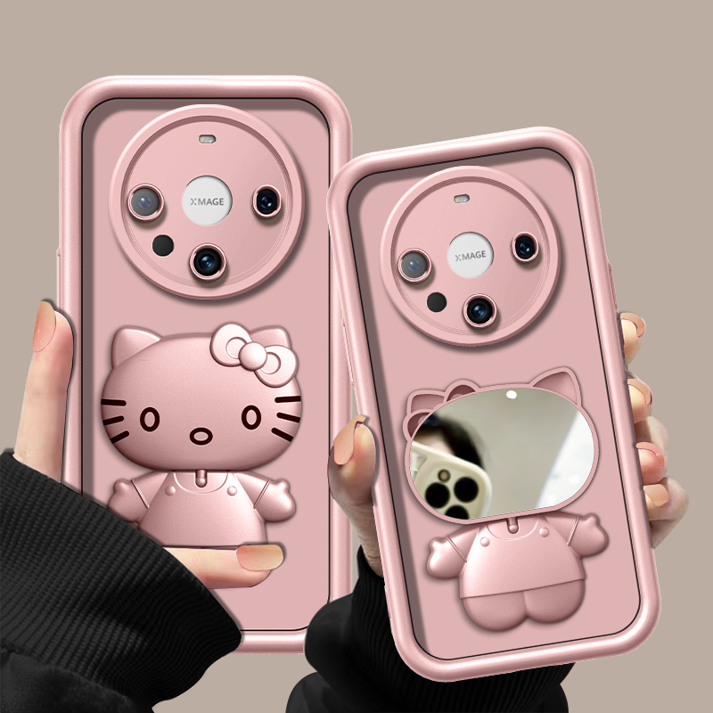 适用于华为mate60手机壳mate60Pro新款mate50金属漆天眼阶梯mate50Pro镜头加高全包围不顶膜高级感硅胶防摔ki