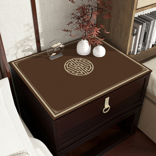 卧室中式 盖布高端防尘保护垫小尺寸防水防油桌垫 床头柜罩2026新款