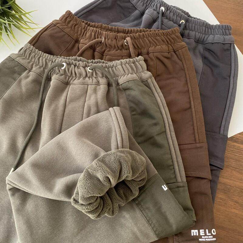 【搬迁捡漏】针梭相拼设计感~男童加绒工装运动裤,童装/婴儿装/亲子装,裤子,淘宝优惠券,粉丝福利购,淘宝优惠卷