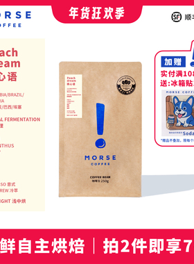 桃心语250克咖啡豆 MORSE莫思拼配意式/冷萃花香果酸咖啡