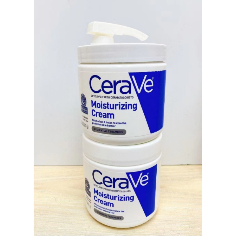 CeraVe/适乐肤修护保湿面霜453克带泵头+453克不带头