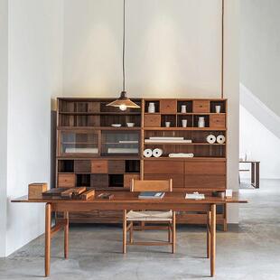 MUMO木墨 栖居柜 组合系列柜 黑胡桃木 樱桃木玻璃储物置物柜