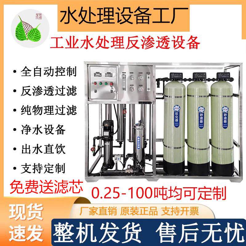 工业反渗透设备大型净水器水处理纯水机超纯水商用双级去离子直饮