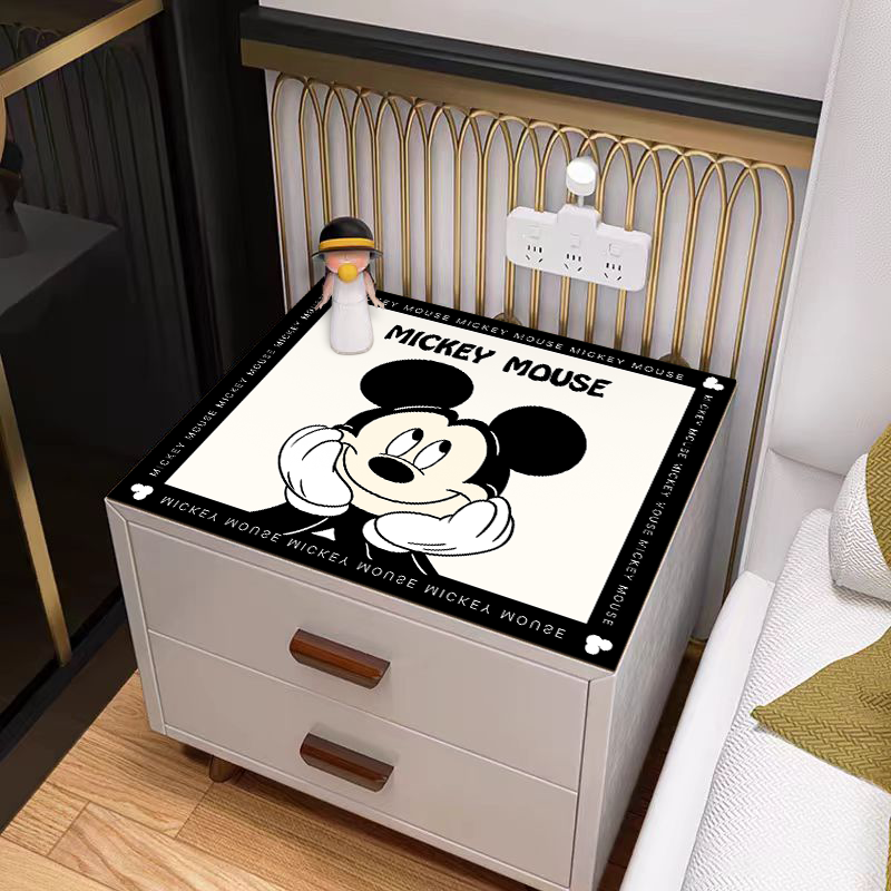 卡通床头柜垫洗衣机盖布硅藻泥吸水耐脏万能防尘盖布免洗可裁剪