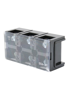 TC-603固定式大电流铜接线端子板排3位3P/60A电线接线盒座压线柱