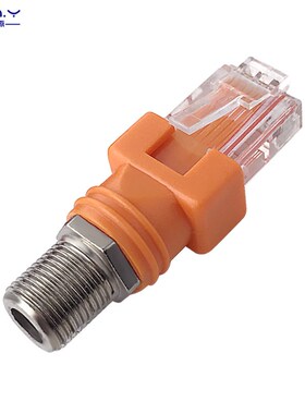 rj45公转英制螺纹有线电视F母 网络水晶头转BNC同轴电缆 测寻线仪