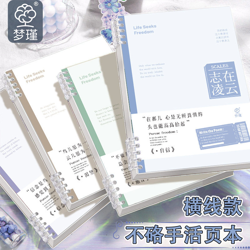 A5简约加厚B5可拆卸线圈本高颜值