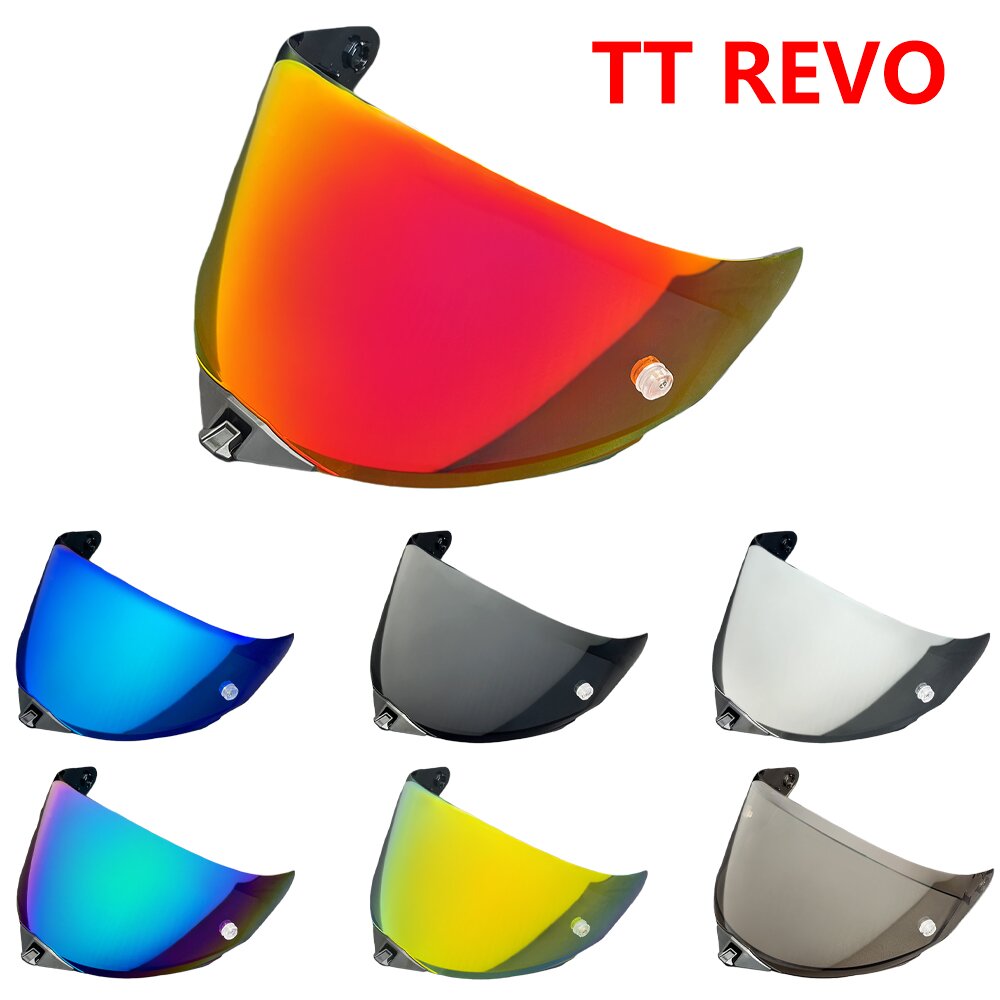 意大利KYT头盔镜片TT REVO镜片电镀防晒高清夜视镜面防紫外线挡风