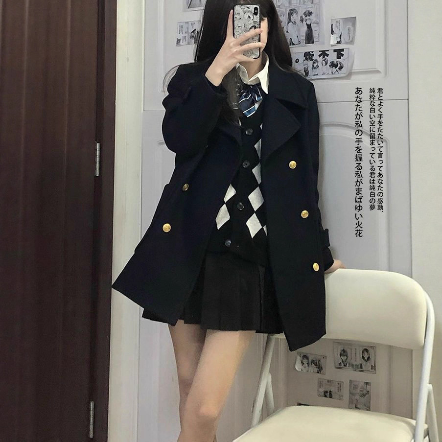 秋冬季日系学院风校园感