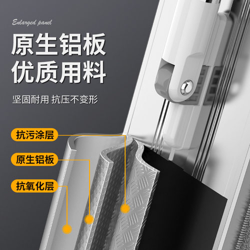 50CM铝合金平板拖把家用