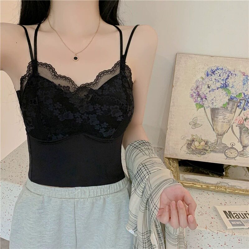 新款无痕美背背心女后交