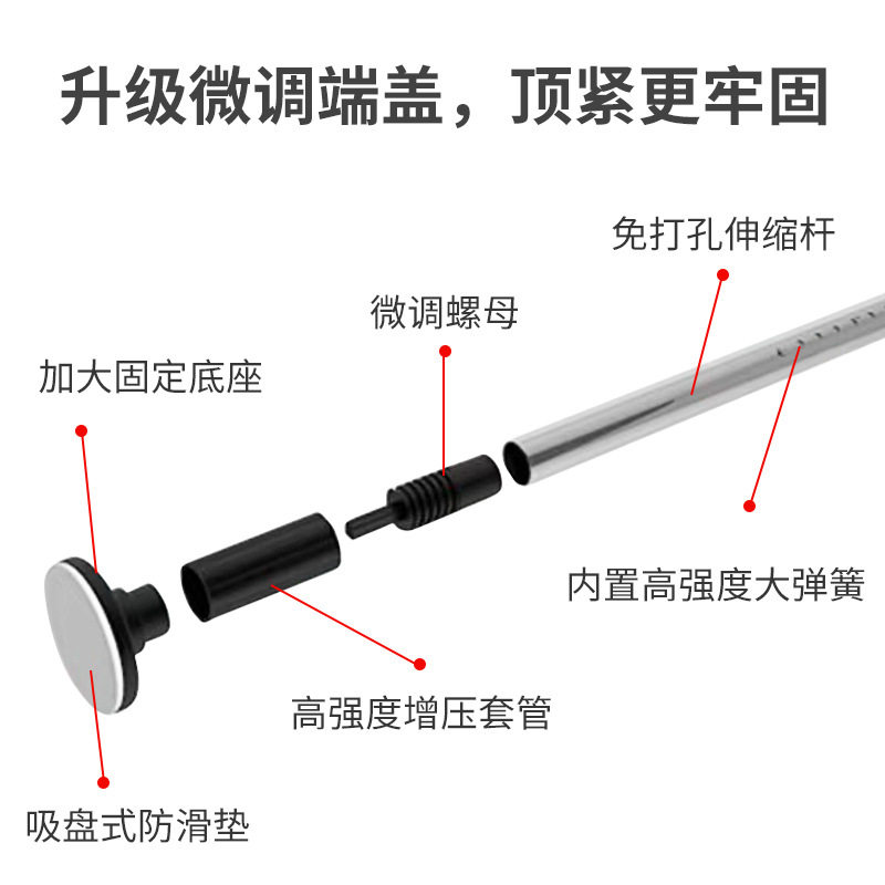 代发包邮不锈钢晾衣杆窗