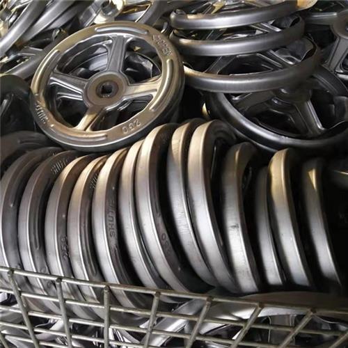 圆形手柄阀门旋转开关四方六方螺纹圆孔带键槽加厚钢板冲压手轮