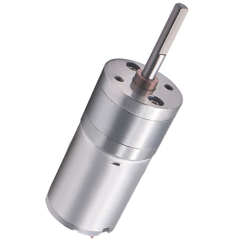 jga25-370微型直流减速电机加长轴高速调速马达6v12v24v小电动机