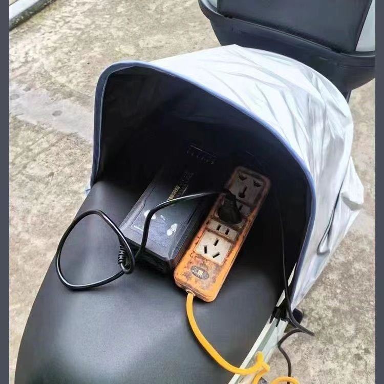 摩托车电瓶电动车脚踏车座套 防晒防雨隔热隔水坐垫保护罩