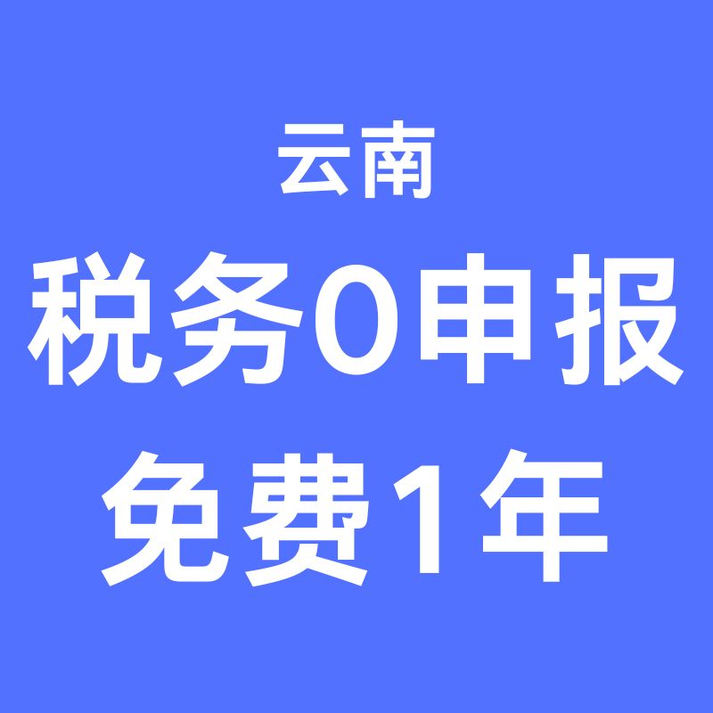 云南0零申报免费1年减资注销工商年报个税小规模50一般人100昆明