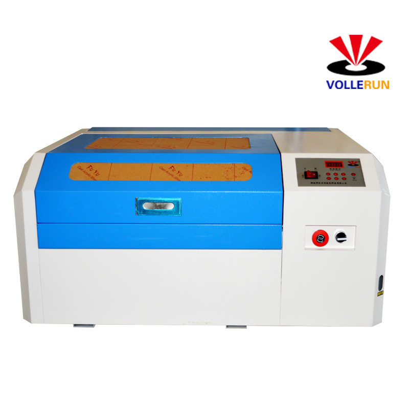 厂家直销4040木刻画工艺品玻璃亚克力竹简布织布脱机款激光雕刻机