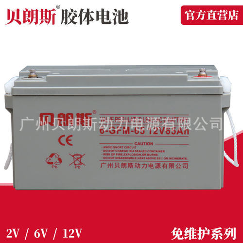 胶体蓄电池 NPG12-65Ah 耐普(NPP)阀控式免维护电池 12V65Ah