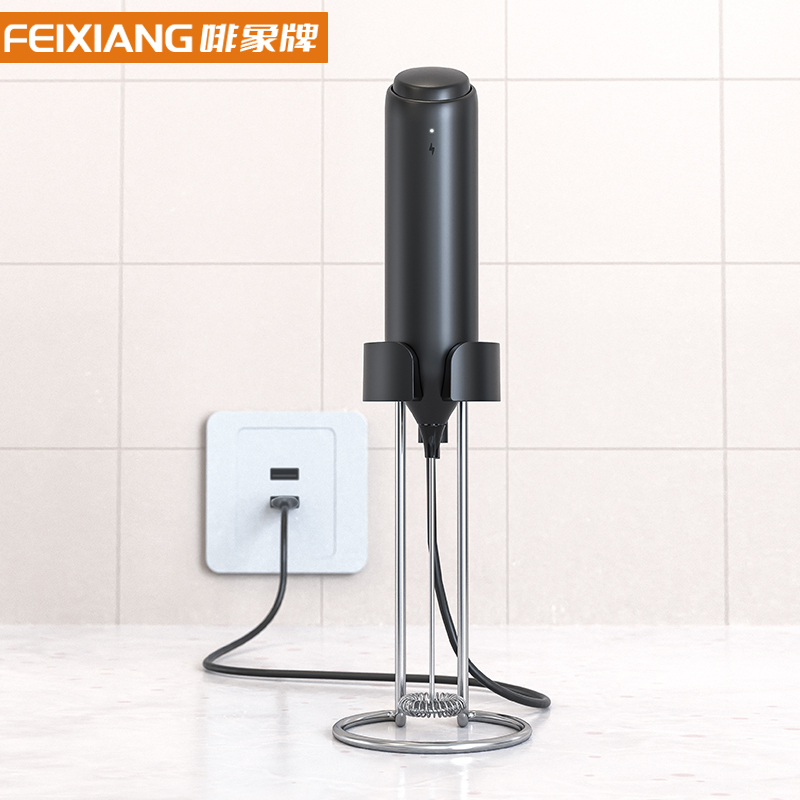 美国啡象牌手持电动牛奶打奶泡器打蛋器打发器咖啡拉花电动奶泡机