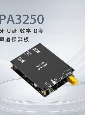 130 TPA3250 蓝牙 U盘 双声道数字类功放板 发烧HiFi裸奔功放板