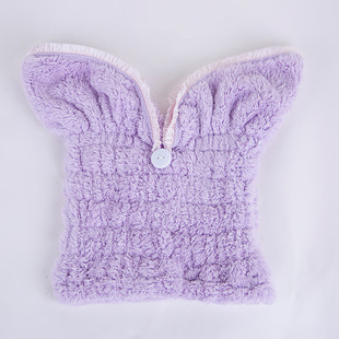 创意款兔耳朵干发帽 可爱吸水干发头巾 不易掉毛吸水干发帽