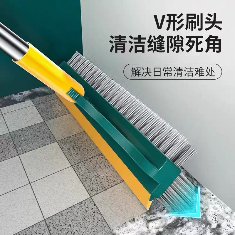 【立减50 清洁无忧】二合一卫生间地板刷长柄浴室缝隙地缝刷地刷怎么看?