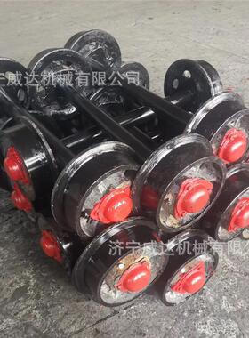 轨道轮铁路钢平板车车轮 300m矿04632m铸钢矿用铸矿车对轮对