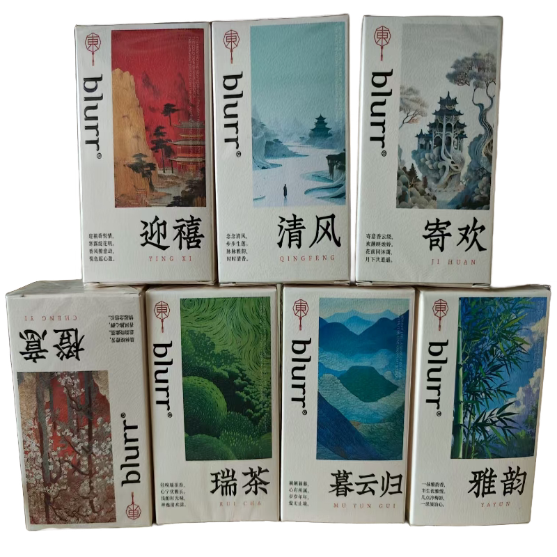 blurr寻味东方淡香水迎禧清风寄欢瑞茶暮云归雅韵橙意淡香甜蜜花