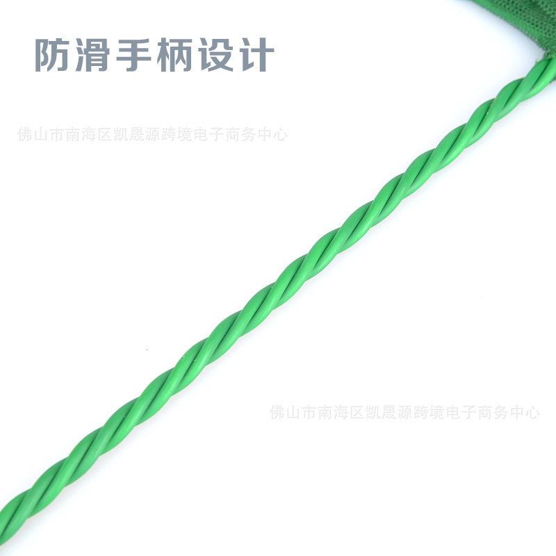 跨境鱼缸绿色小鱼鱼捞绿捞网鱼兜色水圆水族箱配件方形鱼捞手抄鱼