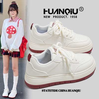 环球vibe风百搭透气轻便小白鞋