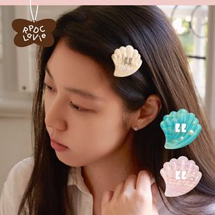 RPDCLaVie「海浪闪闪」贝壳珍珠醋酸碎发夹侧边夹