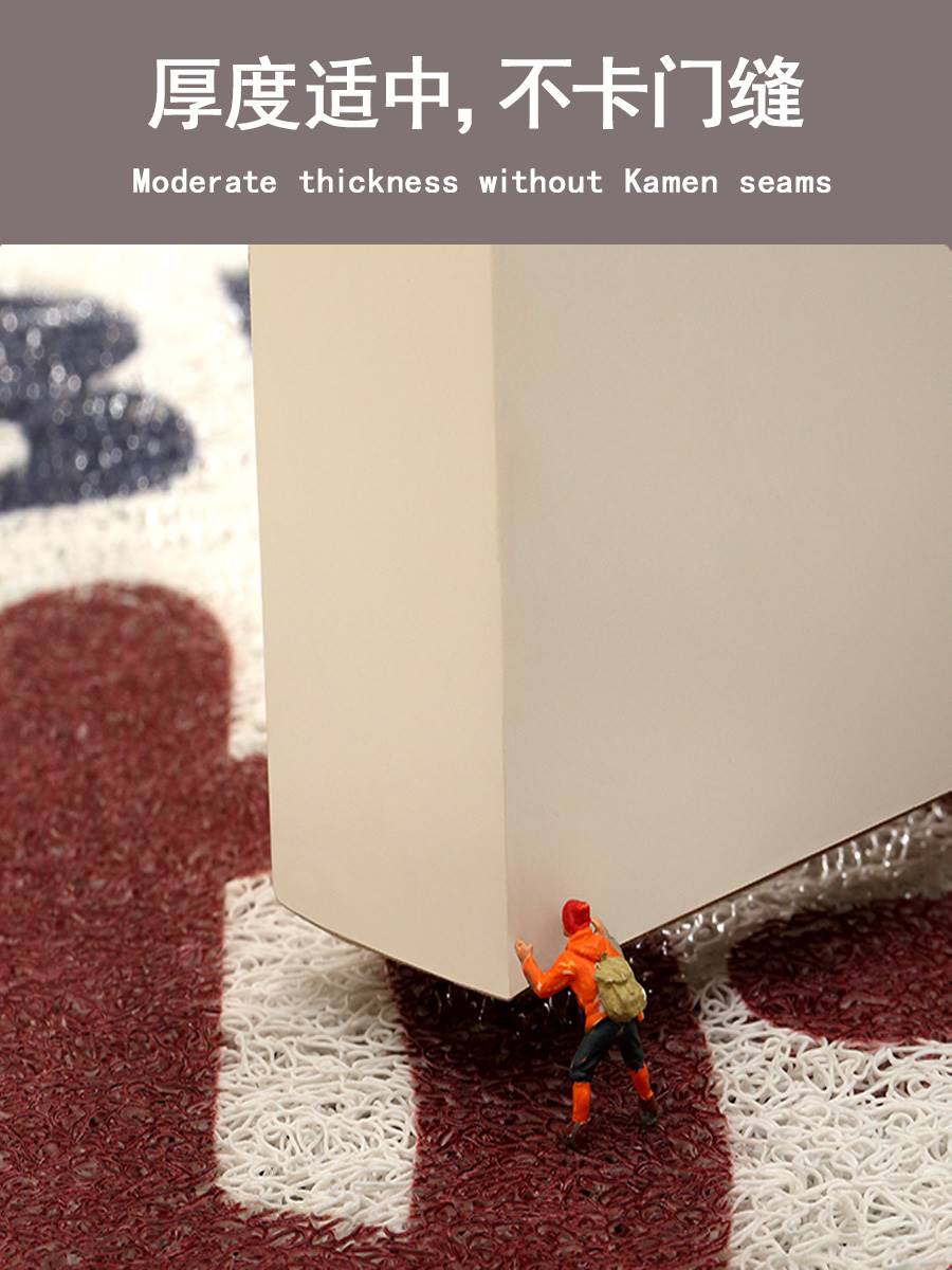 复古入户门地垫门口外进门防滑丝圈脚垫室内玄关换鞋垫可裁剪地毯