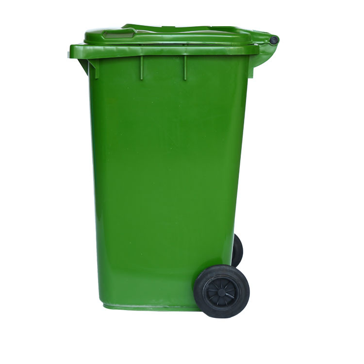 销加厚260L户外垃圾桶带盖大号塑料分类挂车小区物业环卫垃圾箱新