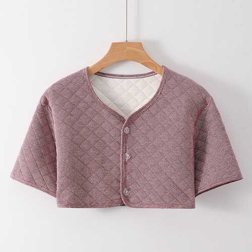 纯棉四季保暖护肩睡觉颈椎坎肩