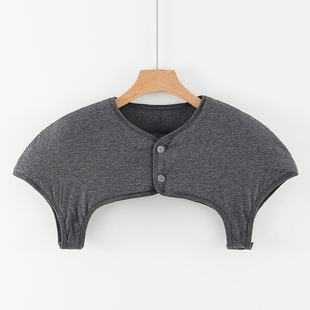 纯棉加厚护肩夜间睡觉颈椎坎肩保暖中老年男女肩周月子护肩膀秋冬