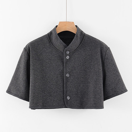 纯棉护肩颈椎坎肩睡觉保暖肩周