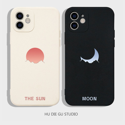 昼夜交替iPhone17promax苹果16plus小米17华为pura70pro+新款nova12保护壳oppo荣耀400一加13情侣手机壳vivo