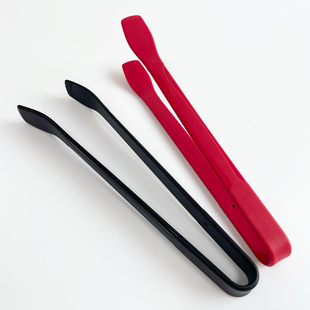 厚皮橙同款夹子硅胶翘头嘴夹牛排食品夹耐高温厨房不粘锅炒菜家用