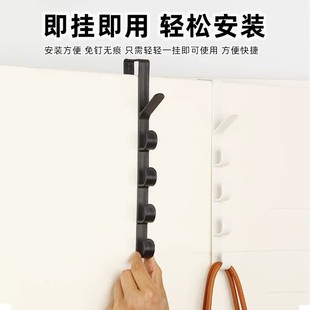 衣柜侧面挂衣神器免打孔家用门上钩宿舍卧室门上衣架衣钩收纳架