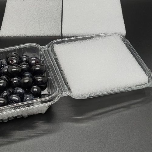 蓝莓盒海绵垫片小白盒125克专用吸水海绵垫5mNm8mm蓝莓环保海绵垫