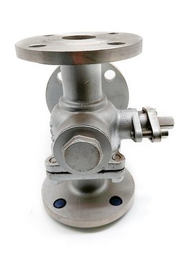 304不锈钢三通法兰球阀Q45F/T型 QF44F/L型转向阀分流阀耐高温蒸